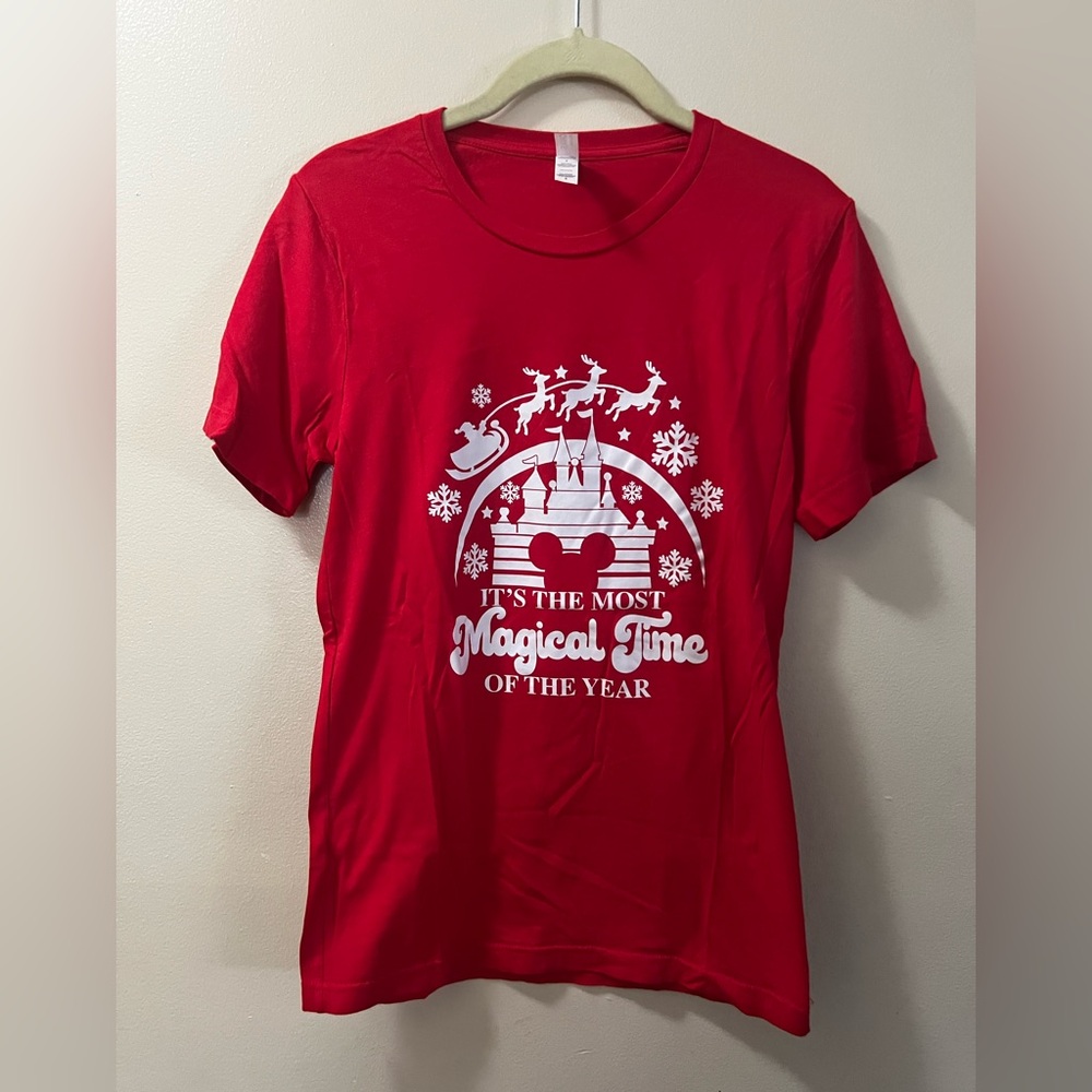 Disney inspired-It’s the Most Magical Time of the Year shirt-Red Small